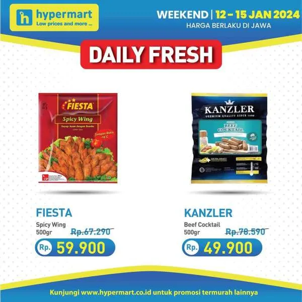 Promo JSM Hypermart Hyper Diskon Weekend Periode 12-15 Januari 2024