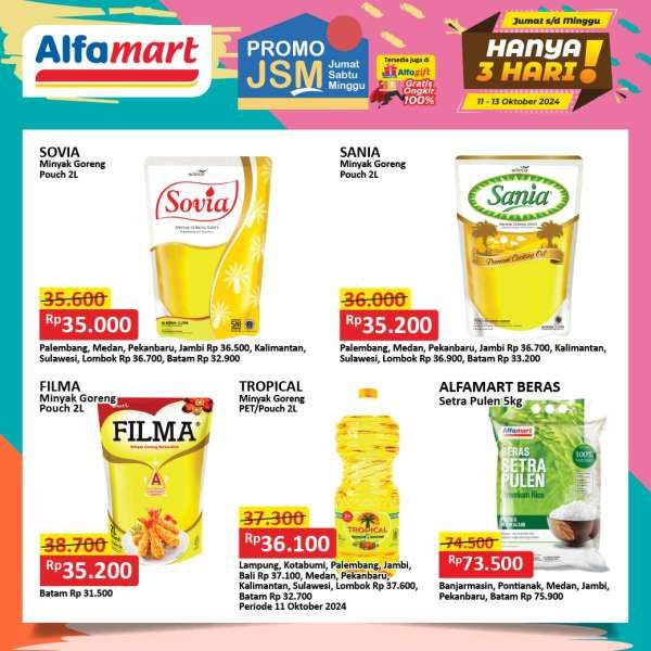 Promo JSM Alfamart Weekend 11-13 Oktober 2024