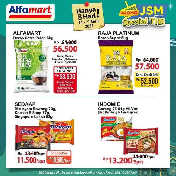 Promo JSM Alfamart Spesial THR 14-21 April 2022 