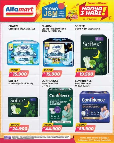 Promo JSM Alfamart Periode 25-27 Juli 2025