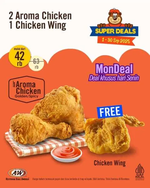 Promo A&W MonDeal September 2025
