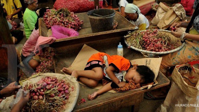 Di Surabaya harga bawang mencapai Rp 50.000 per kg