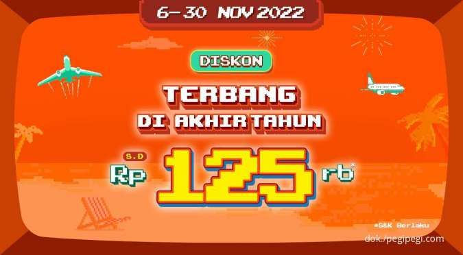 Promo PegiPegi PAS sampai 5 Desember 2022, Diskon Tiket Pesawat hingga Rp 125.000