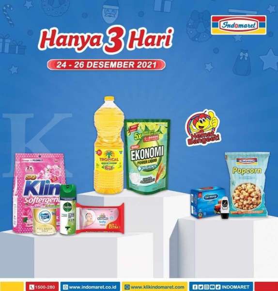 Katalog Promo Indomaret Hanya 3 Hari Periode 24-26 Desember 2021