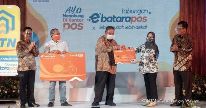 BTN gandeng Pos Indonesia luncurkan inovasi Tabungan E'Batarapos