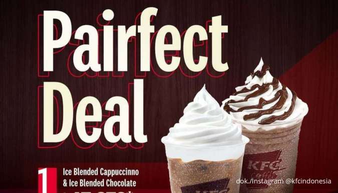Promo KFC Pairfect Deal sampai 30 Juni, Duo Minuman Favorit Mulai Rp 25.000-an