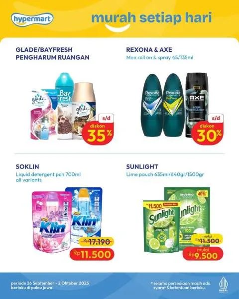 Promo JSM Hypermart Hyper Diskon Weekend Periode 26-29 September 2025