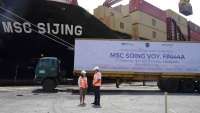 MSC Percayakan IPC TPK Layani Kapal Perdana MSC Sijing