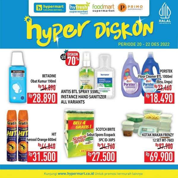 Harga Promo Hypermart 20-22 Desember 2022