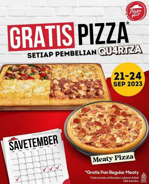 Promo Pizza Hut BOGO Pizza 21-24 September 2023