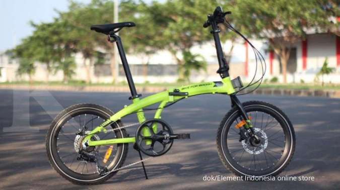 Element Cuci Gudang! Harga Sepeda Lipat Element Ecosmo Bike For Ibadah Didiskon Besar