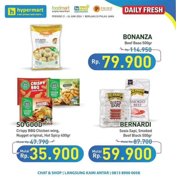 Promo JSM Hypermart Hyper Diskon Weekend Periode 21-24 Juni 2024