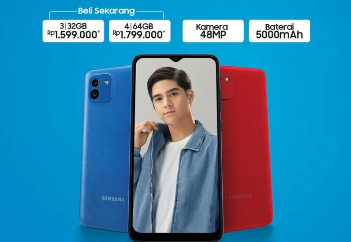 Intip Spesifikasi & Harga HP Samsung A03, Salah Satu HP Samsung Termurah