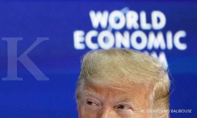 Di World Economic Forum, Trump kritik kebijakan The Fed