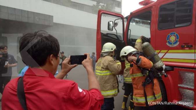 Bukan kebakaran, asap di gedung DPR bersumber dari sitem pemadaman api yang rusak