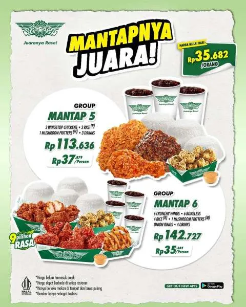 Promo Wingstop Mantapnya Juara 5 dan 6