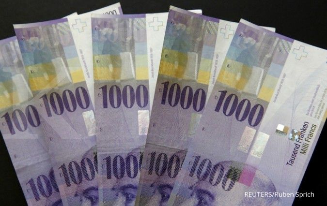 Franc Swiss dan yen Jepang mampu mengungguli dollar di tahun ini