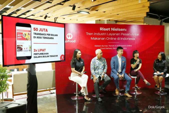 GoFood kuasai 75% pangsa pasar layanan pesan-antar makanan di Indonesia