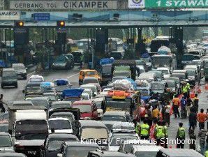 Puncak arus tol Cikampek diperkirakan H-2