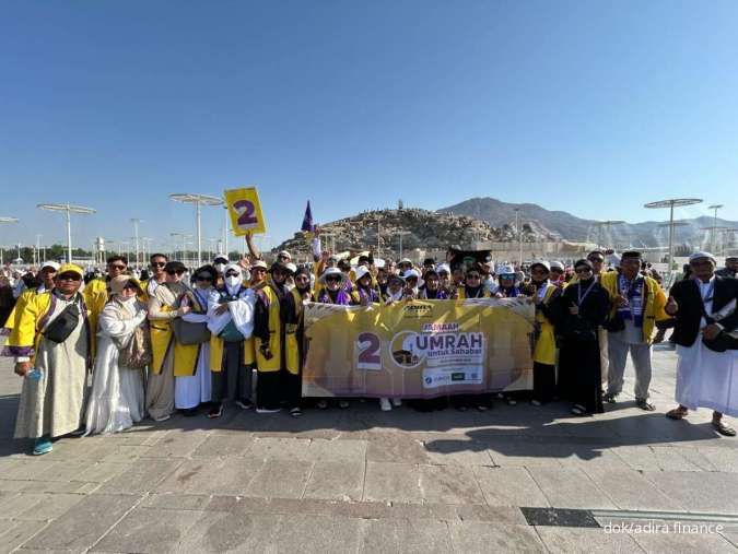 Peserta Umrah Untuk Sahabat Adira Finance berziarah ke Jabal Rahmah