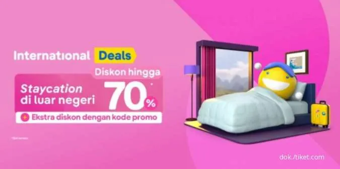 Saatnya Liburan di Luar Negeri, Dapatkan Diskon Hotel Sampai 70% dari Tiket.com! 