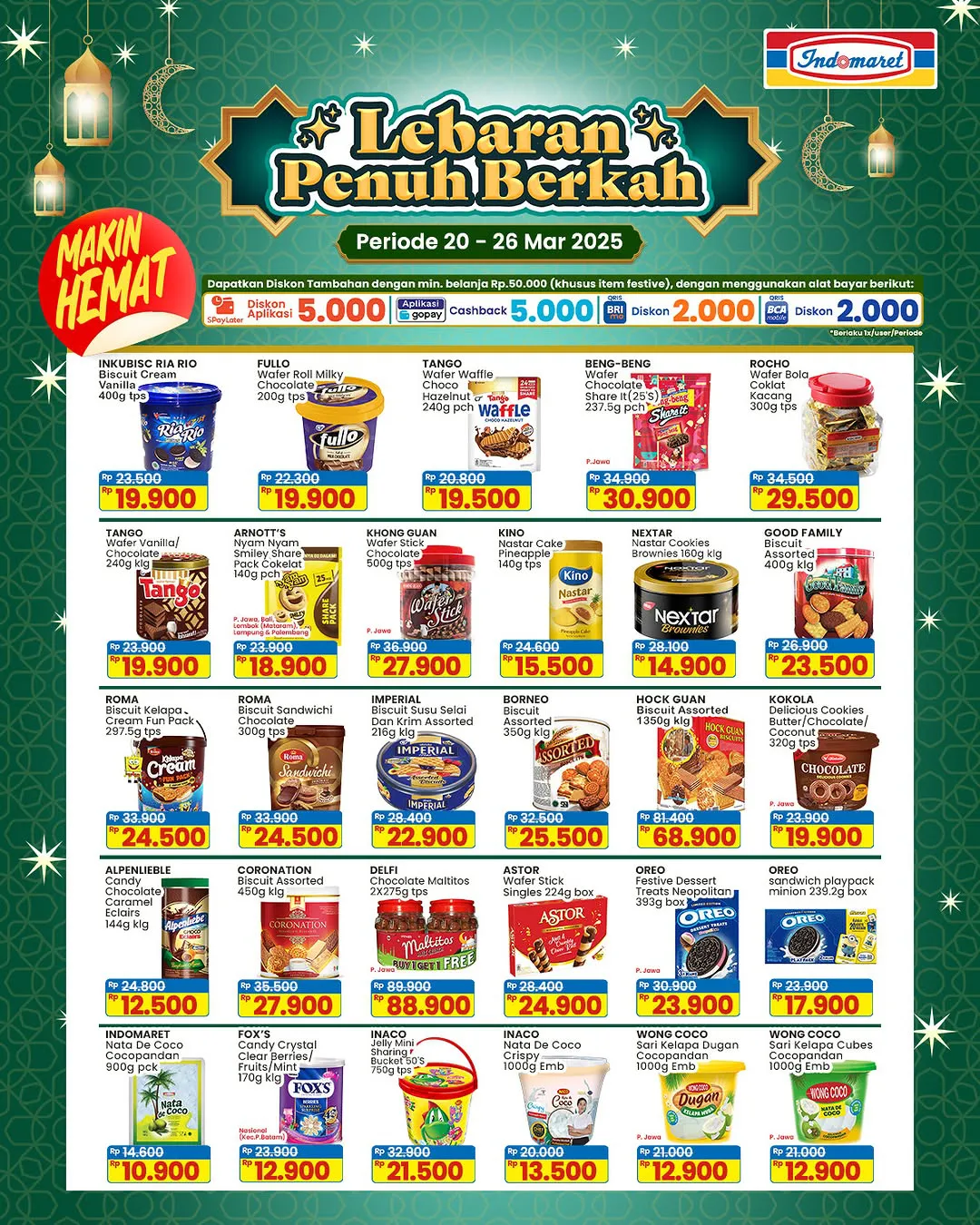 Promo Indomaret Jelang Lebaran Periode 20-26 Maret 2025