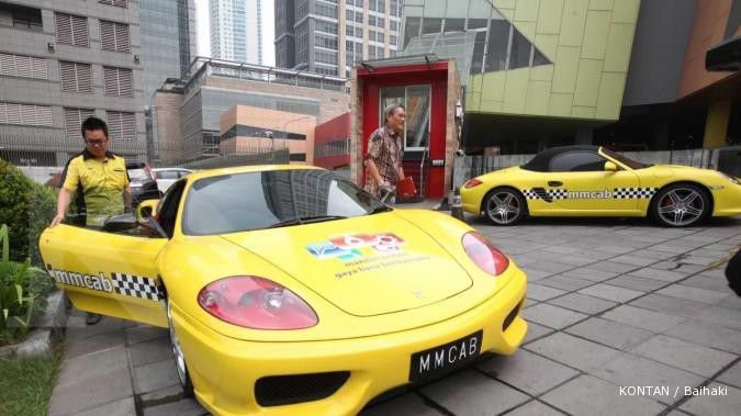 Taksi Ferrari ternyata strategi marketing Mandiri