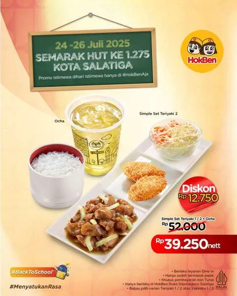 Promo HokBen HUT Kota Salatiga ke-1.275