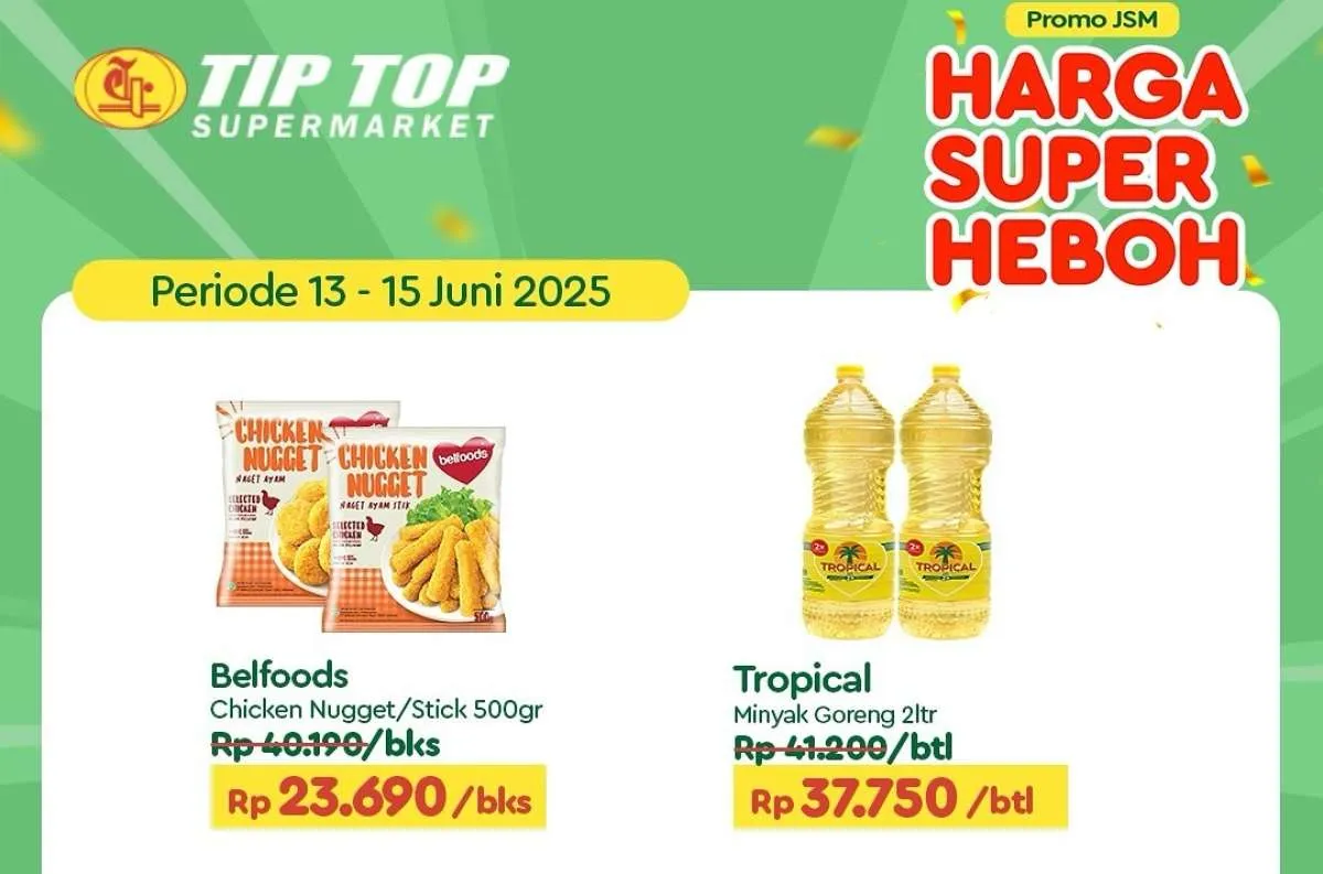 Promo Minyak Goreng di JSM Tip Top Akan Berakhir Besok, Cek Promo di Indomaret