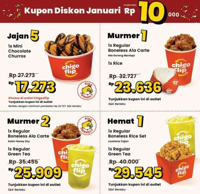 promo Chigo Kupon Diskon Januari Rp 10.000 edisi 2024