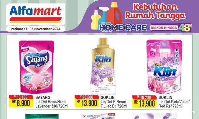 Promo Deterjen dan Sabun Mandi Weekday Terbaru Bulan November 2024, Mulai Rp 8.900