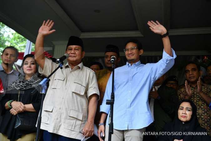 Lebaran Prabowo-Sandiaga Uno tahun ini