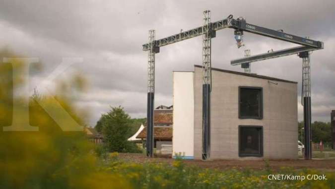Perusahaan konstruksi asal Belgia berhasil ciptakan rumah dua lantai lewat printer 3D