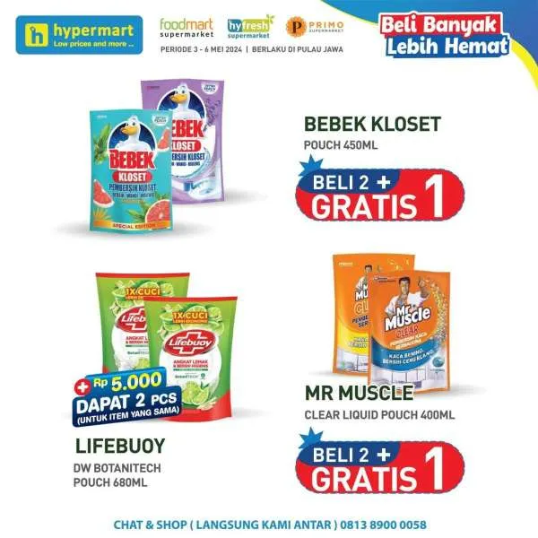 Promo Hypermart Beli Banyak Lebih Hemat Periode 3-6 Mei 2024