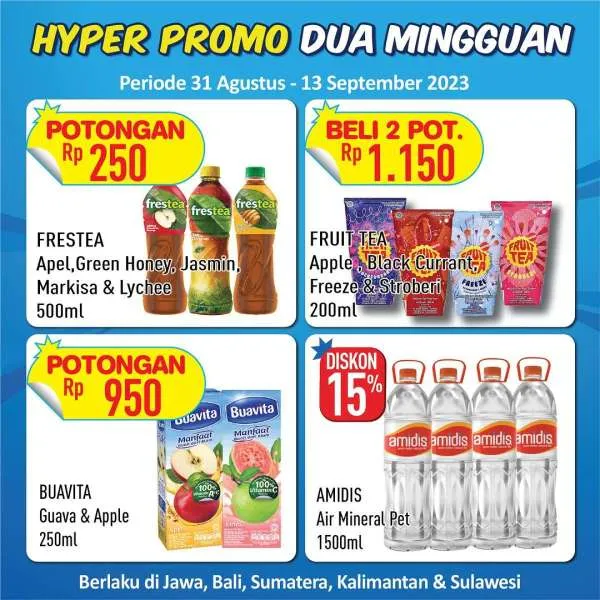 Promo Hypermart Dua Mingguan Periode 1-13 September 2023
