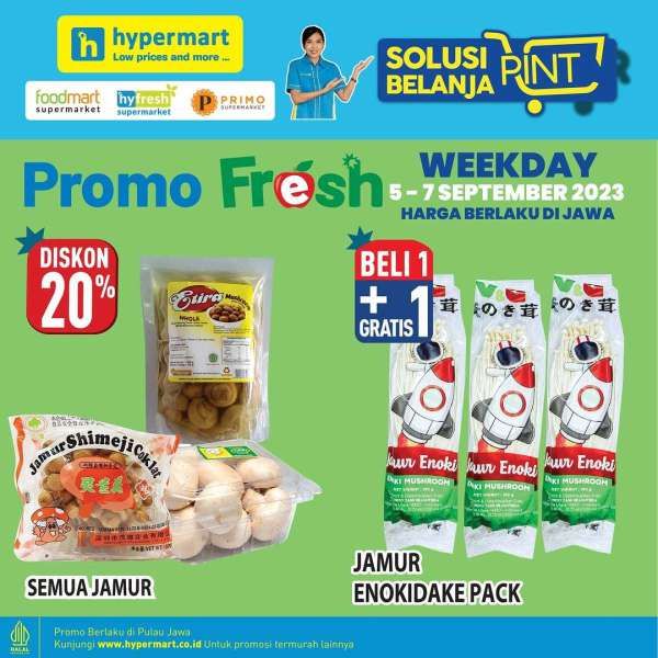 Katalog Promo Hypermart Terbaru 5-7 September 2023, Promo Hyper Diskon Weekday