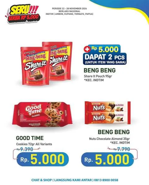 Promo Hypermart Serba Rp 5.000 Periode 22-28 November 2024