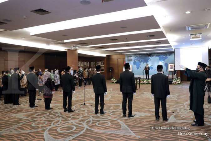 Perkuat Penyelenggaraan Pemerintahan, Mendag Lantik Pejabat Pimpinan Tinggi Madya dan Pejabat Pimpinan Tinggi Pratama
