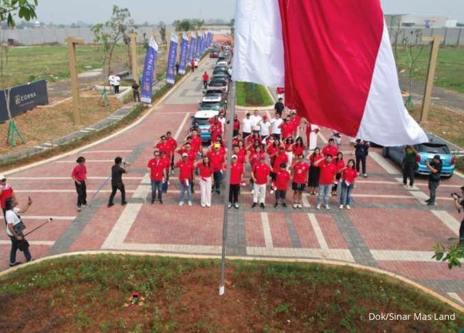  Sinar Mas Land & JakartaMorrisClub Gelar MerdekaRun with Parade 100 Mini di BSD City