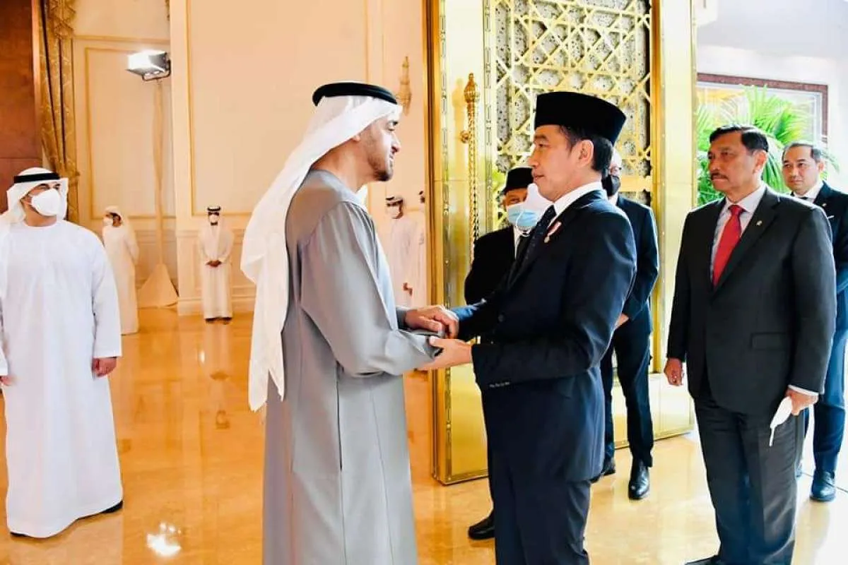 Presiden Jokowi Terima Penghargaan Order of Zayed dari Presiden UEA