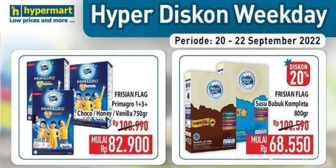 Promo Hypermart hingga 22 September 2022, Belanja Produk Susu Lebih Murah