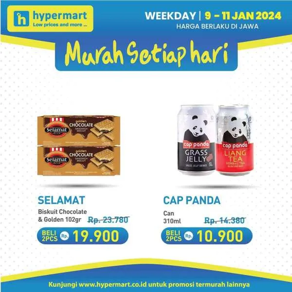 Promo Hypermart Hyper Diskon Weekday Periode 9-11 Januari 2024