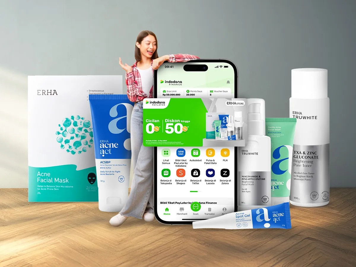 Indodana dan ErhaStore Tingkatkan Akses Perawatan Kulit dengan Pembayaran Fleksibel