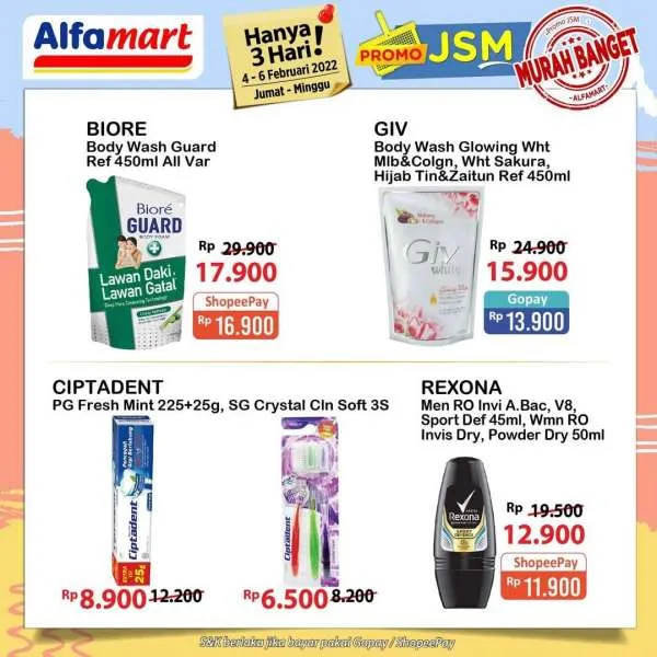 Promo JSM Alfamart Periode 4-6 Februari 2022