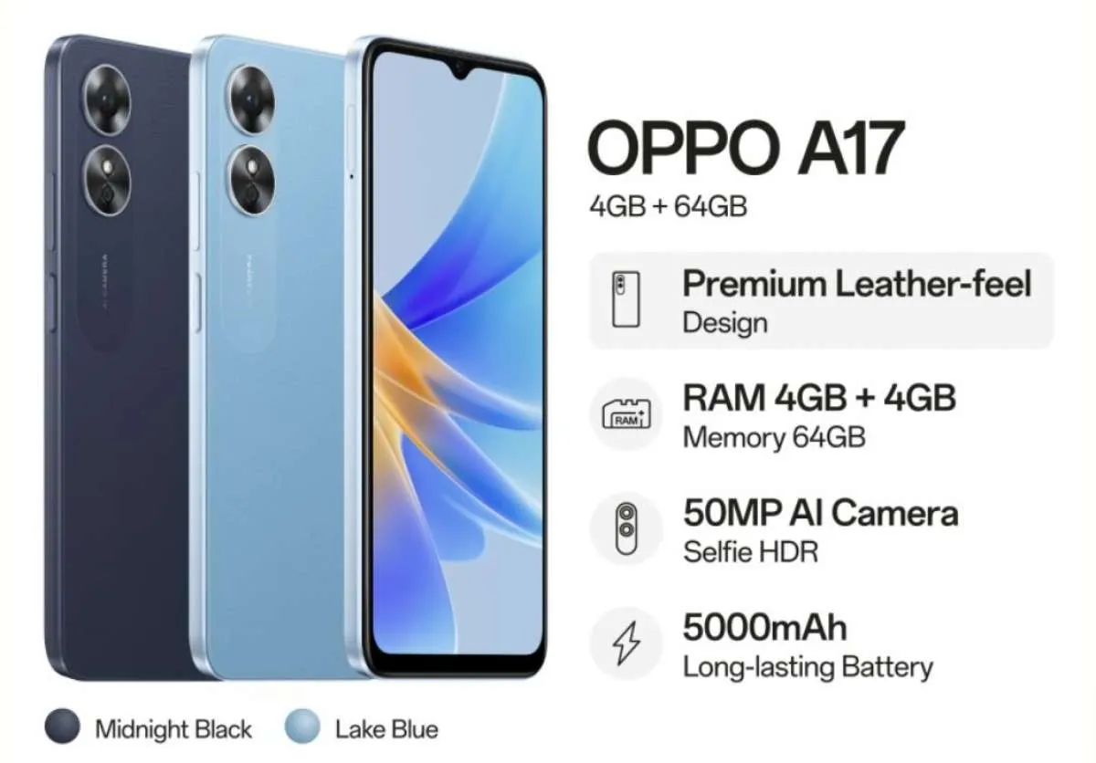 OPPO A17: Harga dan Spesifikasi, Update Baru di Mei 2024