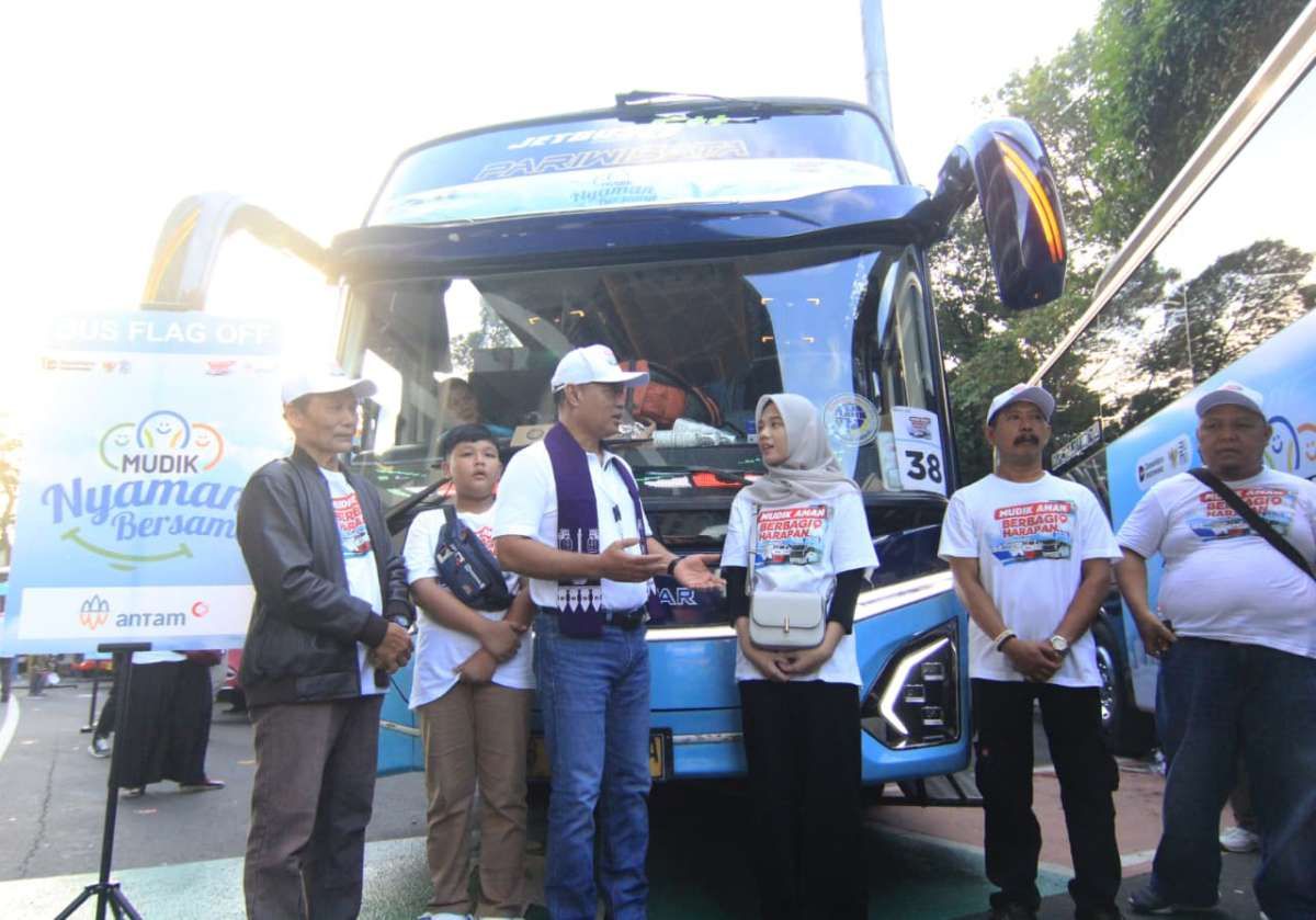 ANTAM Lepas Program Mudik Nyaman Bersama 2026