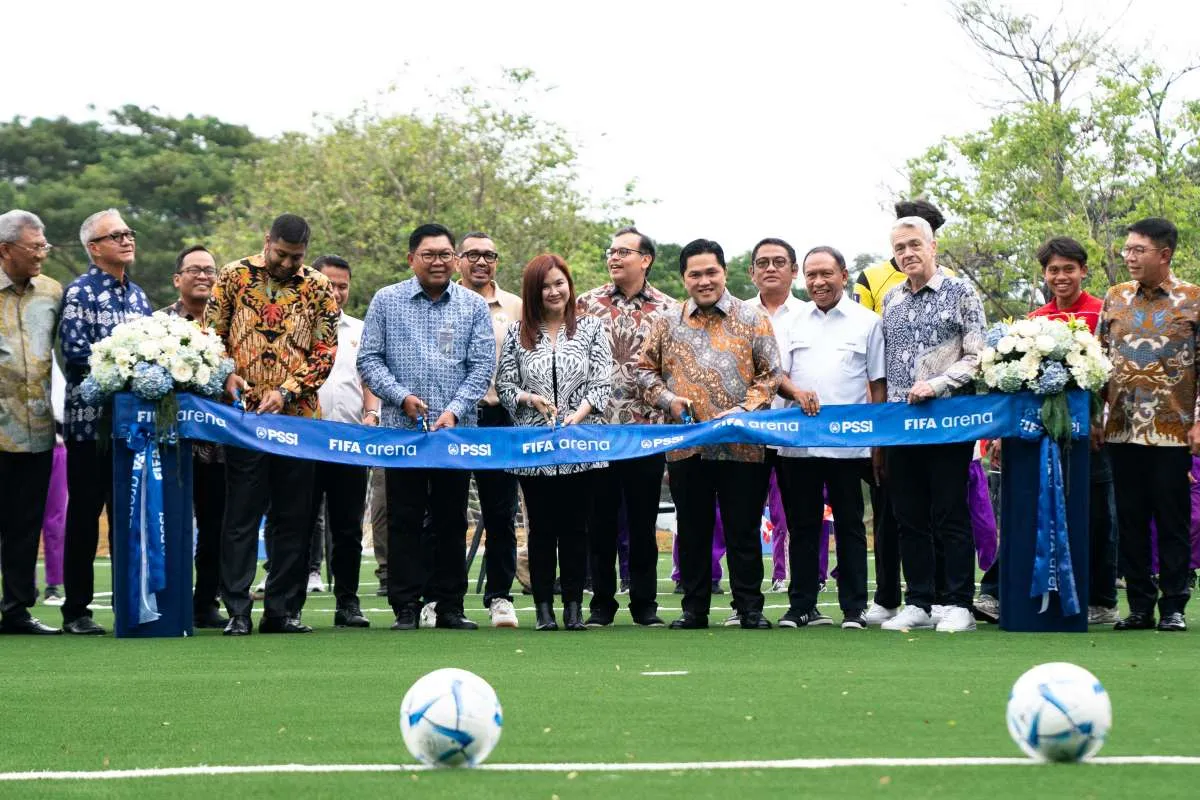 Sinergi PSSI, FIFA, dan Mandiri Resmikan FIFA Arena untuk Dukung Sepak Bola Anak