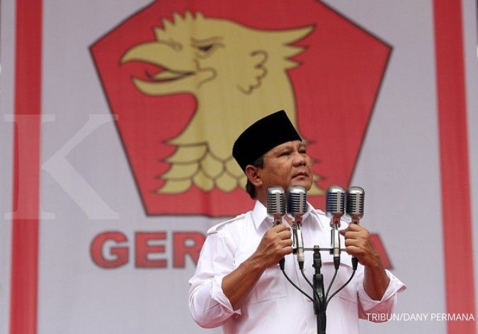 Gerindra cari koalisi mengusung Prabowo capres