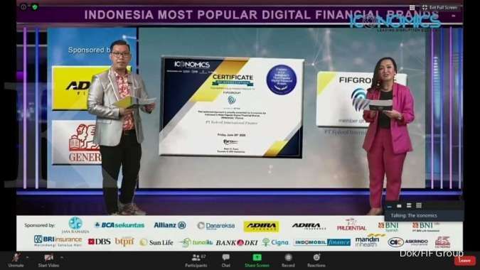 FIFGroup Raih Penghargaan Indonesia's Most Popular Digital Financial Brands 2020