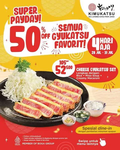 Promo Kimukatsu Super Payday Pepper Garlic